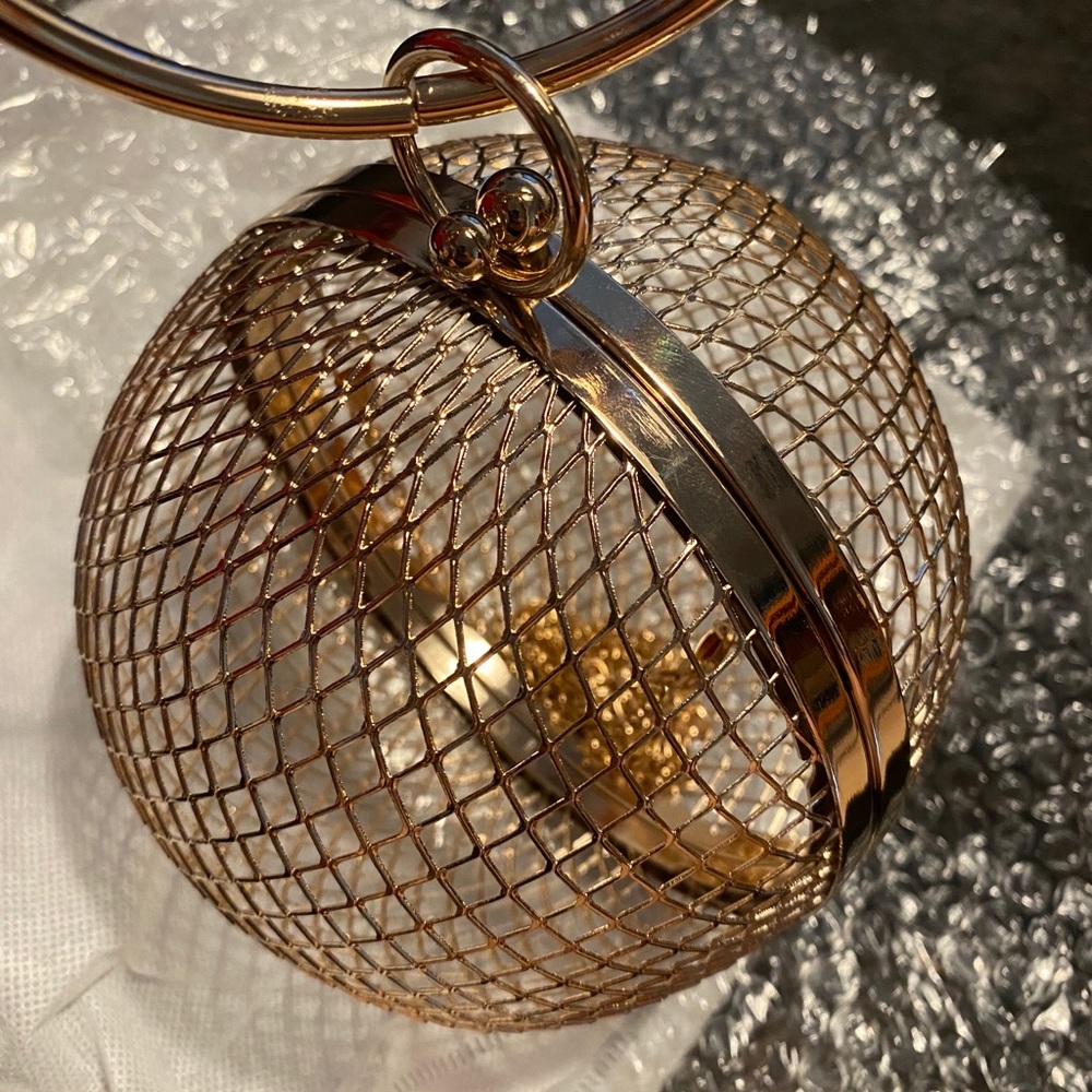 Gold globe bag - Picture 6 of 7